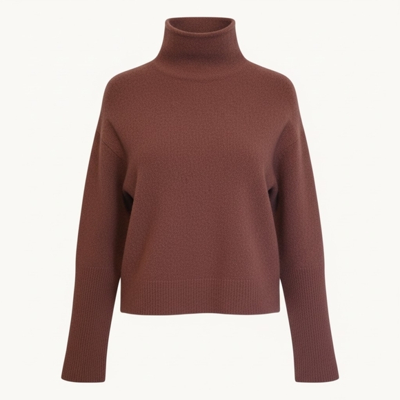 Wilfred Sweaters - Wilfred Cropped Mock Neck Sweater – Dusty Rose | Size S